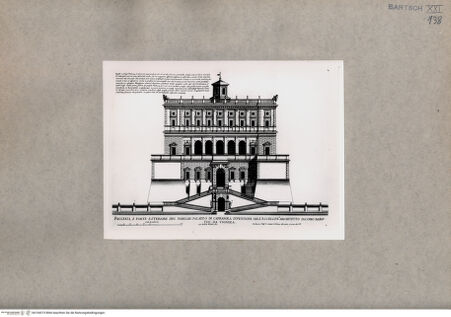 Vorderseite von  [http://creativecommons.org/publicdomain/mark/1.0/] Palazzo Farnese in Caprarola - , bh104373. Foto.