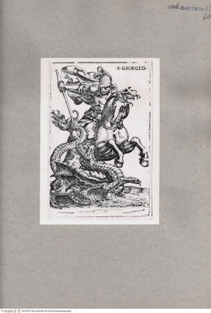 Vorderseite von  [http://creativecommons.org/publicdomain/mark/1.0/] Heiliger Georg - , bh104551. Foto.