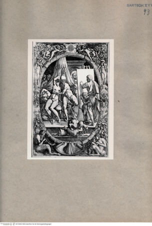 Vorderseite von  [http://creativecommons.org/publicdomain/mark/1.0/] Apelles zeichnet Kampaspe - , bh104562. Foto.