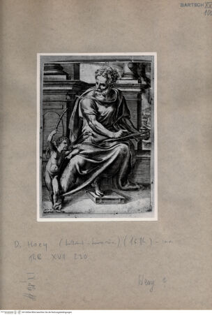 Vorderseite von  [http://creativecommons.org/publicdomain/mark/1.0/] Apostel und Evangelist Matthäus (?) - , bh104564. Foto.