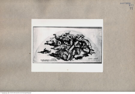 Vorderseite von  [http://creativecommons.org/publicdomain/mark/1.0/] Jüngste Gericht, Detail - , bh104572. Foto.