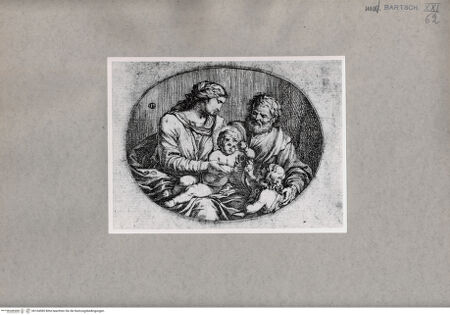 Vorderseite von  [http://creativecommons.org/publicdomain/mark/1.0/] Heilige Familie - , bh104585. Foto.