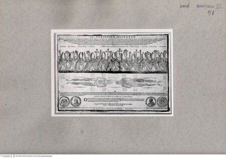Vorderseite von  [http://creativecommons.org/publicdomain/mark/1.0/] Ausstellung der Santa Sindone in Turin 12.-14 Okt.1578 - , bh104603. Foto.