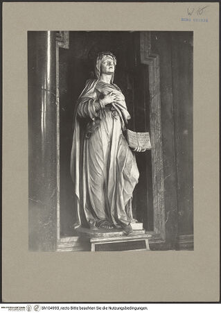 Vorderseite von unbekannt [https://www.deutsche-digitale-bibliothek.de/content/lizenzen/rv-fz/] Die heilige Silvia - , bh104993_recto. Foto: Hutzel, Max.