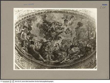 Vorderseite von Hutzel, Max [https://www.deutsche-digitale-bibliothek.de/content/lizenzen/rv-ez/] Die wundersame Vermehrung von Brot und Fisch - Gesamtansicht, bh105107_recto. Foto: Hutzel, Max.