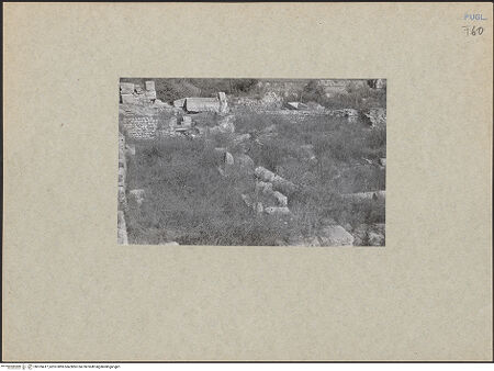 Vorderseite von Soergel, Gerda [https://www.deutsche-digitale-bibliothek.de/content/lizenzen/rv-fz/] Basilica Paleocristiana - Ansicht Westen in Richtung Apsis, bh105417_recto. Foto: Soergel, Gerda.