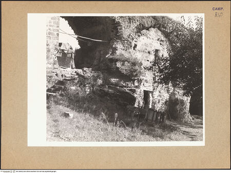 Vorderseite von Bibliotheca Hertziana [https://www.deutsche-digitale-bibliothek.de/content/lizenzen/rv-fz/] Ponte degli Aurunci - Teilansicht, bh105838_recto. Foto: Lehmann-Brockhaus, Otto.