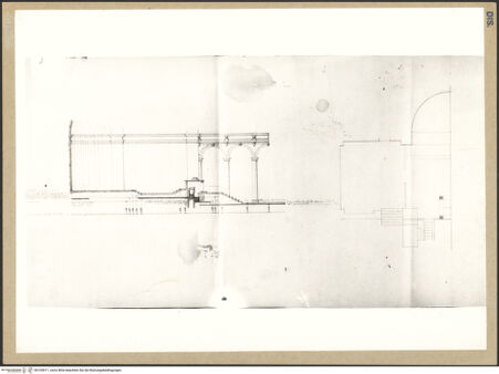 Vorderseite von Bollo, Carmine [https://www.deutsche-digitale-bibliothek.de/content/lizenzen/rv-ez/] Progetto di un nuovo altare maggiore per il Duomo di Benevento - Aufriss, bh105911_recto. Foto.