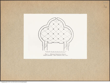 Vorderseite von unbekannt [https://www.deutsche-digitale-bibliothek.de/content/lizenzen/rv-ez/] Duomo - Grundriss der Krypta, bh105917_recto. Foto.