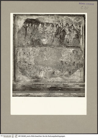 Vorderseite von Hutzel, Max [https://rightsstatements.org/page/CNE/1.0/] Szenen aus dem Leben und der Passion Christi, verschiedene Märtyrer und Szenen aus der Vita der Heiligen Urban und CaeciliaVita der Heiligen Urban und Caecilia - Oben: Der heilige Urban vor Almachius & Unten: Geißelung Urbans, bh106062_recto. Foto: Hutzel, Max.