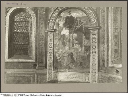 Vorderseite von Hutzel, Max [https://www.deutsche-digitale-bibliothek.de/content/lizenzen/rv-fz/] Geburt Christi mit dem heiligen Hieronymus - Gesamtansicht, bh106077_recto. Foto: Hutzel, Max.