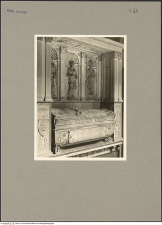 Vorderseite von Hutzel, Max [https://rightsstatements.org/page/CNE/1.0/] Grabmonument des Kardinals Juan de Melle (+1467) - Gesamtansicht, bh106133_recto. Foto: Hutzel, Max.