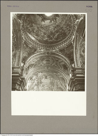 Vorderseite von unbekannt [https://www.deutsche-digitale-bibliothek.de/content/lizenzen/rv-ez/] Santa Maria in VallicellaMittelschiff - Gewölbe und Teil der Kuppel, bh106154_recto. Foto: Hutzel, Max.