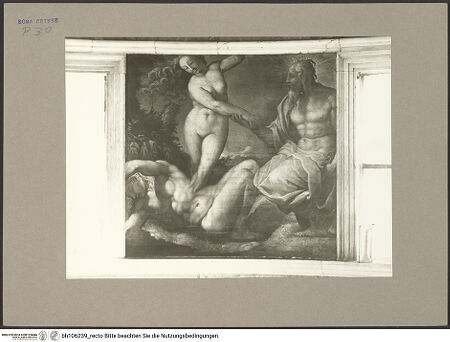 Vorderseite von Hutzel, Max [https://www.deutsche-digitale-bibliothek.de/content/lizenzen/rv-fz/] Szenen aus der GenesisErschaffung von Eva - , bh106239_recto. Foto: Hutzel, Max.