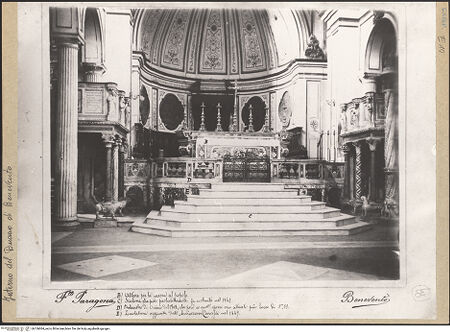 Vorderseite von Bollo, Carmine [https://www.deutsche-digitale-bibliothek.de/content/lizenzen/rv-ez/] Santa Maria de Episcopio - Frontalansicht, bh106684_recto. Foto.