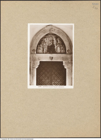 Vorderseite von unbekannt [https://www.deutsche-digitale-bibliothek.de/content/lizenzen/rv-ez/] Certosa di San Giacomo - Portal, Teilansicht, bh106938_recto. Foto.