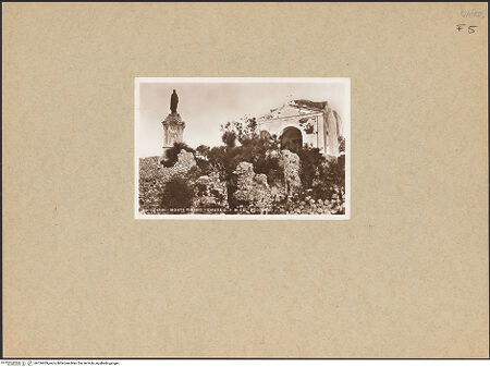 Vorderseite von unbekannt [https://www.deutsche-digitale-bibliothek.de/content/lizenzen/rv-ez/] Santa Maria del Soccorso - Fassade, Seitenansicht, bh106939_recto. Foto.