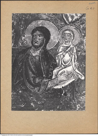 Vorderseite von Bibliotheca Hertziana [https://www.deutsche-digitale-bibliothek.de/content/lizenzen/rv-fz/] Marientod - Detail: Christus mit der Seele Mariens, bh106955_recto. Foto.