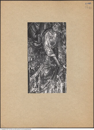 Vorderseite von Bibliotheca Hertziana [https://www.deutsche-digitale-bibliothek.de/content/lizenzen/rv-fz/] Marientod - Detail: Apostel Petrus, bh106962_recto. Foto.