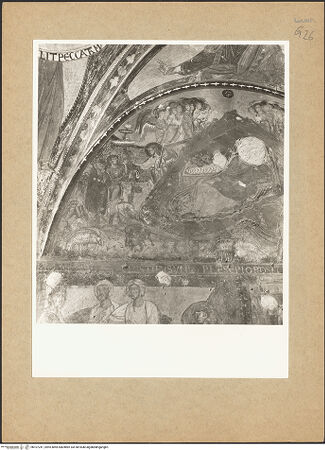 Vorderseite von Bibliotheca Hertziana [https://www.deutsche-digitale-bibliothek.de/content/lizenzen/rv-fz/] Szenen aus dem Leben Christi, Marias und des heiligen NikolausDekoration der NordwandGeburt Christi - Teilansicht, bh107241_recto. Foto: Lehmann-Brockhaus, Otto.