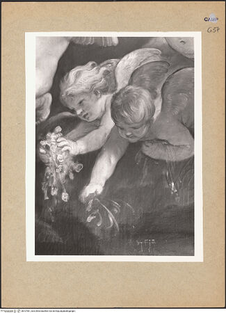 Vorderseite von Villani [https://www.deutsche-digitale-bibliothek.de/content/lizenzen/rv-ez/] Geburt Christi und die Anbetung durch die Hirten - Detail: Engel, bh107481_recto. Foto: Villani.