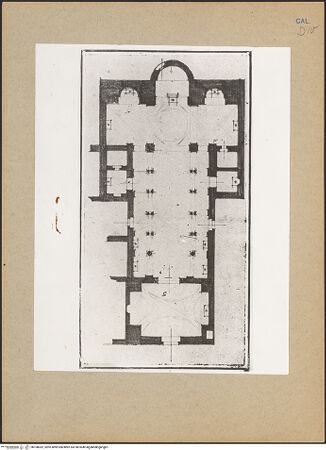 Vorderseite von unbekannt [https://www.deutsche-digitale-bibliothek.de/content/lizenzen/rv-fz/] Cattedrale - Plan von 1782, bh108032_recto. Foto.