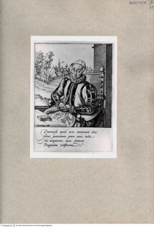 Vorderseite von  [http://creativecommons.org/publicdomain/mark/1.0/] Porträt einer älteren Dame an einem Tisch - , bh108624. Foto.