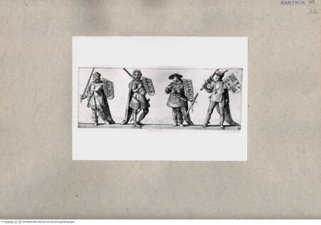 Vorderseite von  [http://creativecommons.org/publicdomain/mark/1.0/] Heinrich III., Eduard I., Eduard II. und Eduard III. - , bh108643. Foto.