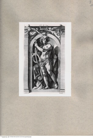 Vorderseite von  [http://creativecommons.org/publicdomain/mark/1.0/] Apoll - , bh108665. Foto.