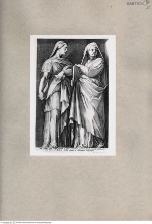 Vorderseite von  [http://creativecommons.org/publicdomain/mark/1.0/] Zwei Sibyllen - , bh108670. Foto.