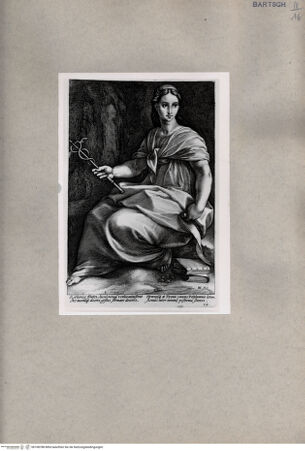 Vorderseite von  [http://creativecommons.org/publicdomain/mark/1.0/] Polyhymnia - , bh108788. Foto.