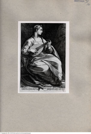 Vorderseite von  [http://creativecommons.org/publicdomain/mark/1.0/] Terpsichore - , bh108790. Foto.