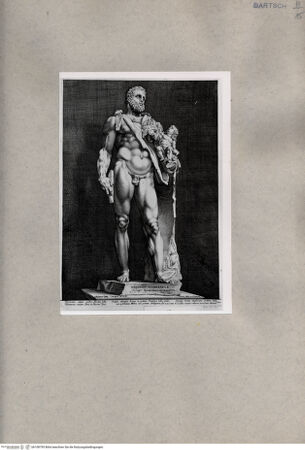 Vorderseite von  [http://creativecommons.org/publicdomain/mark/1.0/] Herkulesstatue, Vatikan - , bh108795. Foto.