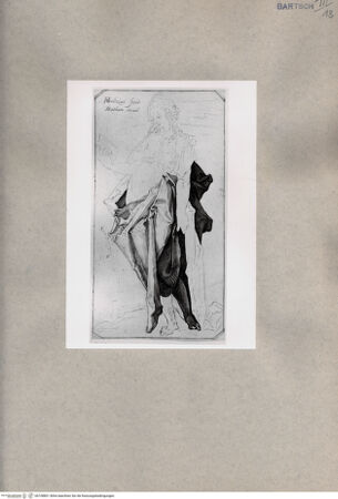 Vorderseite von  [http://creativecommons.org/publicdomain/mark/1.0/] Zeichnung einer jungen Frau mit Buch - , bh108801. Foto.