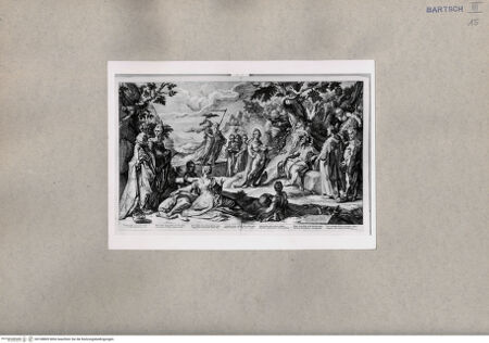 Vorderseite von  [http://creativecommons.org/publicdomain/mark/1.0/] Urteil des Midas - , bh108805. Foto.