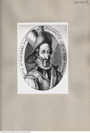 Vorderseite von  [http://creativecommons.org/publicdomain/mark/1.0/] Heinrich IV., König von Frankreich - , bh108808. Foto.