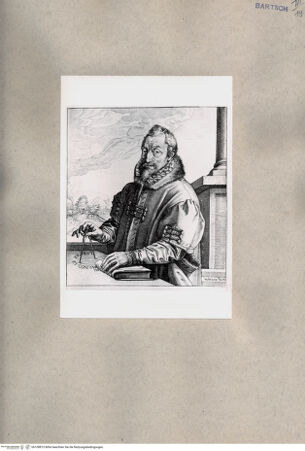 Vorderseite von  [http://creativecommons.org/publicdomain/mark/1.0/] Porträt von Christoph Plantin - , bh108815. Foto.
