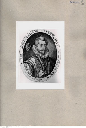 Vorderseite von British Museum [http://creativecommons.org/publicdomain/mark/1.0/] Porträt von Godelscalcus Stewechius - , bh108820. Foto.