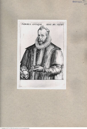 Vorderseite von British Museum [http://creativecommons.org/publicdomain/mark/1.0/] Porträt von Justus Lipsius - , bh108842. Foto.