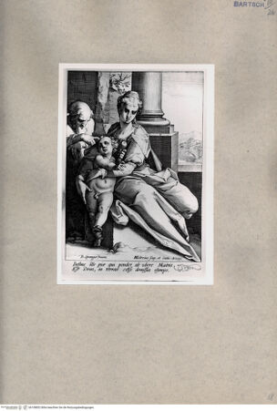 Vorderseite von British Museum [http://creativecommons.org/publicdomain/mark/1.0/] Heilige Familie - , bh108852. Foto.