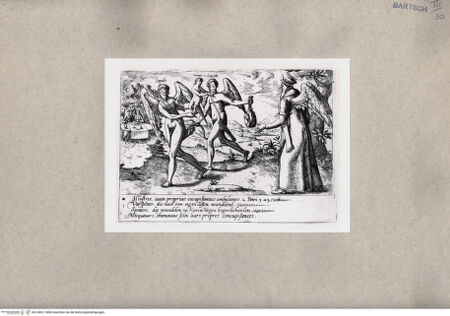 Vorderseite von British Museum [https://www.deutsche-digitale-bibliothek.de/content/lizenzen/rv-ez/] 'Hereticus' mit Flügeln, zwei Figuren als Cupido und Venus in Kindsgestalt - , bh108917. Foto.