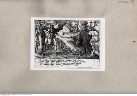 Vorderseite von British Museum [https://www.deutsche-digitale-bibliothek.de/content/lizenzen/rv-ez/] 'Hereticus' wir von Satan in Engelsgestalt geführt, 'Fides' trauert im Hintergrund - , bh108918. Foto.