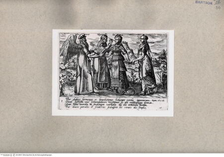 Vorderseite von British Museum [https://www.deutsche-digitale-bibliothek.de/content/lizenzen/rv-ez/] 'Hereticus' und 'Secta' halten das Buch 'letera occidens', daneben 'Hypocrisis' und 'Rhetorica' - , bh108921. Foto.