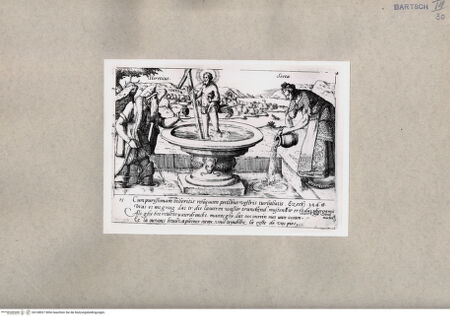 Vorderseite von British Museum [https://www.deutsche-digitale-bibliothek.de/content/lizenzen/rv-ez/] 'Hereticus' und 'Secta' am Brunnen - , bh108927. Foto.