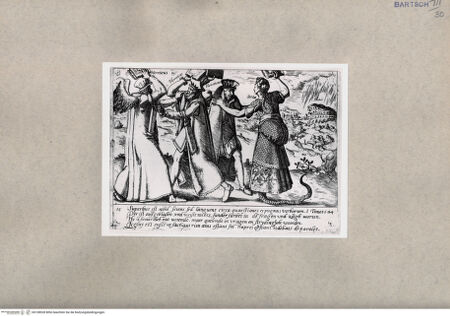 Vorderseite von British Museum [https://www.deutsche-digitale-bibliothek.de/content/lizenzen/rv-ez/] 'Hereticus' und 'Secta' kämpfen mit zwei weiteren Ketzern - , bh108928. Foto.