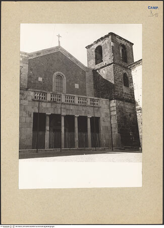 Vorderseite von Bibliotheca Hertziana [https://www.deutsche-digitale-bibliothek.de/content/lizenzen/rv-fz/] Dom - Fassade und Campanile, bh109069_recto. Foto.