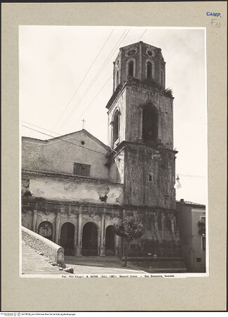 Vorderseite von Alinari [https://www.deutsche-digitale-bibliothek.de/content/lizenzen/rv-ez/] San Domenico - Fassade, Teilansicht, bh109308_recto. Foto.