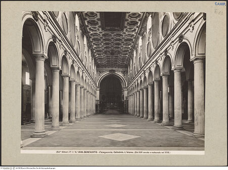 Vorderseite von Alinari [https://www.deutsche-digitale-bibliothek.de/content/lizenzen/rv-ez/] Santa Maria de Episcopio - Innenansicht, bh109328_recto. Foto.