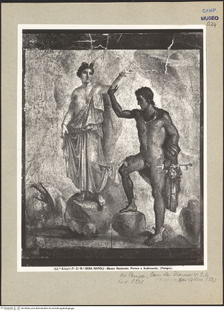 Vorderseite von Alinari [https://www.deutsche-digitale-bibliothek.de/content/lizenzen/rv-ez/] Perseus befreit Andromeda von ihren Ketten - Gesamtansicht, bh109343_recto. Foto.
