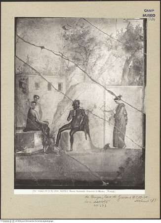 Vorderseite von Alinari [https://www.deutsche-digitale-bibliothek.de/content/lizenzen/rv-ez/] Pan und die Nymphen - Gesamtansicht, bh109364_recto. Foto.